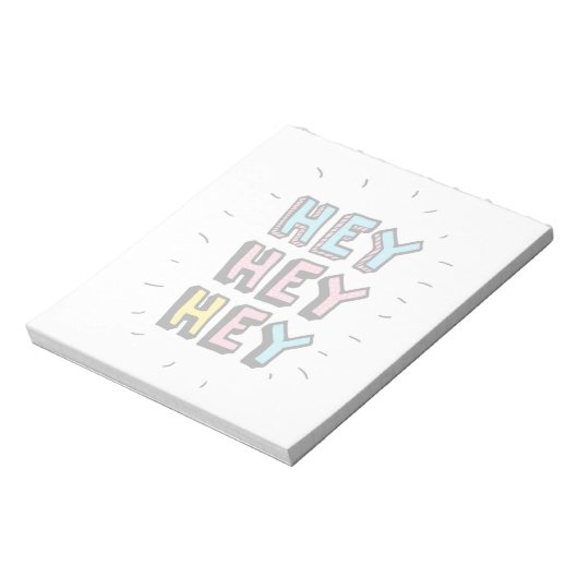 Hé, hé. notitieblok (Linkerzijde)