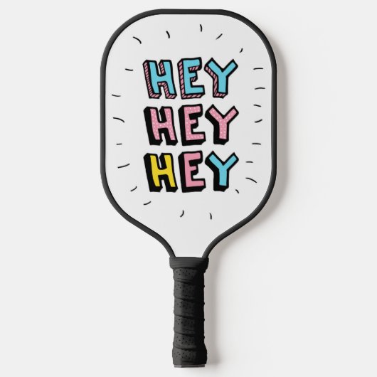 Hé, hé. pickleball paddle (Voorkant)