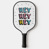 Hé, hé. pickleball paddle (Achterkant)