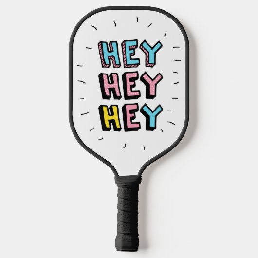 Hé, hé. pickleball paddle (Achterkant)