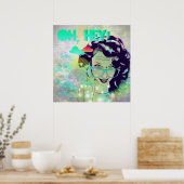 Hé, hé! Poster (Keuken)