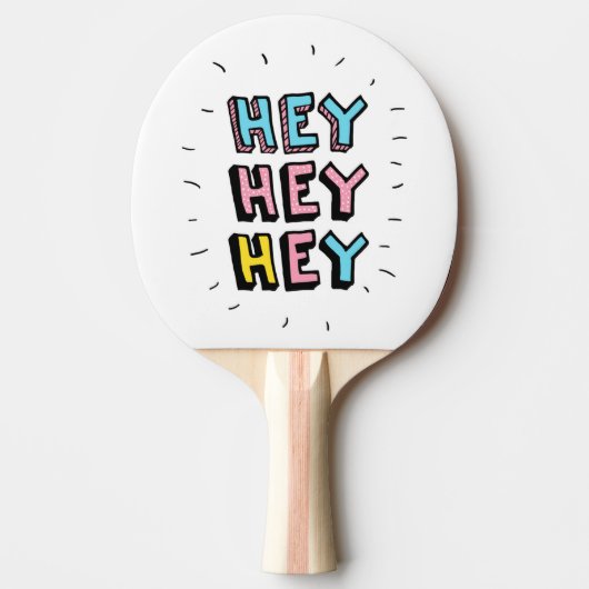 Hé, hé. tafeltennisbatje (Voorkant)