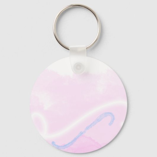 "He" Hebrew Pronoun Trans Colors Sleutelhanger (Achterkant)