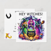 Hé, heksen! kaart (Voorkant / Achterkant)