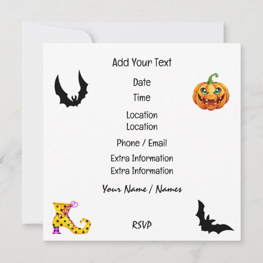 Hé, heksen! kaart (Achterkant)