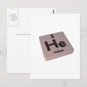 He Helium Briefkaart (Voorkant / Achterkant)