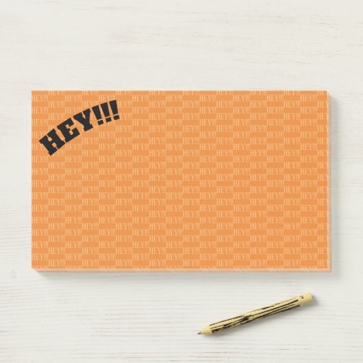 HÉ!! (Hey!!!!!!!!!!!!!!!) Post-it® Notes (Op bureau)