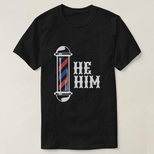 HE/HIM Pronoun Shirt (Design voorkant)