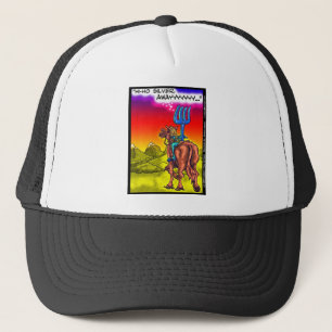 Hé Ho Zilver? Leuk Lone Ranger Parodie Cartoon Cad Trucker Pet