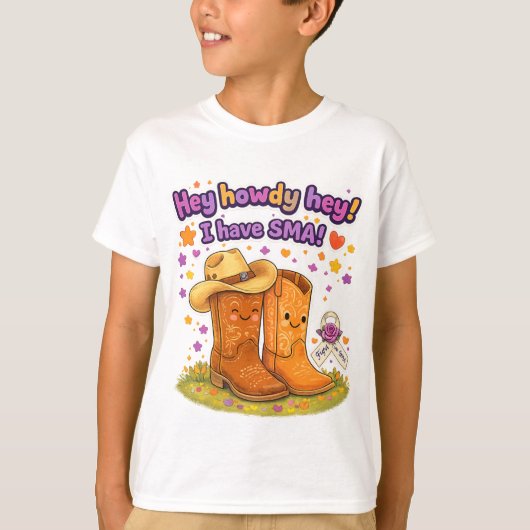 Hé hoe is het! Ik heb een SMA T-shirt (Voorkant)