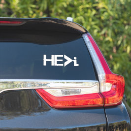 HE>I KNIELING BIDDEN - HIJ Groter dan ik WAT Sticker