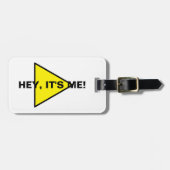Hé, ik ben het Waarschuwingssymbool Bagagerekje Bagagelabel (Voorkant horizontaal)