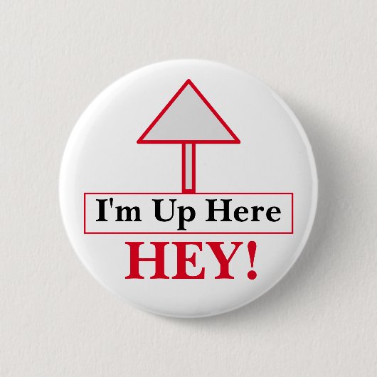 HÉ! Ik ben hier Button (Voorkant)