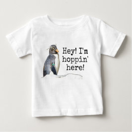 Hé! Ik ben Hoppin' hier! Rockhopper Penguin-Shirt