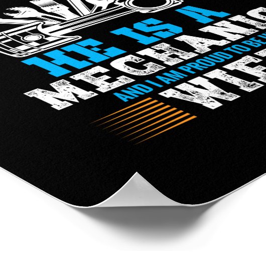 He Is A Mechanic Poster (Hoek)