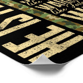 He Is Pappy Camo Religious Father's Day Christian  Poster (Hoek)