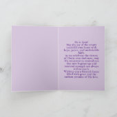 He Is Risen Butterfly Easter Card Kaart (Binnen)