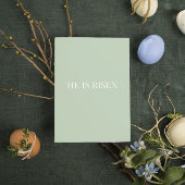 He Is Risen Christian Easter Card Feestdagen Kaart