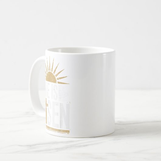 He Is Risen Christian Easter Men Women Toddler Boy Koffiemok (Voorkant links)