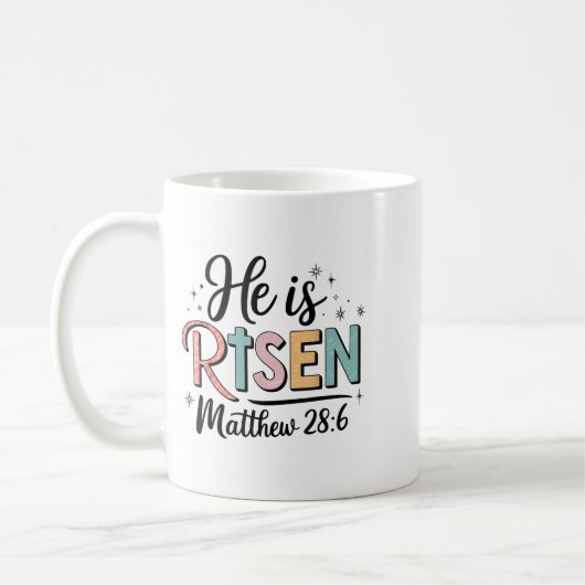 He Is Risen Christian Teen Girl God Is Good Daught Koffiemok (Links)