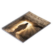 He is Risen -Christian themed spiral Notitieboek (Linkerzijde)