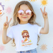 He Is Risen, Cute Jesus, Religious Easter Baby Romper