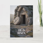 He Is Risen Easter Bulk Church Greeting Cards Kaart (Voorkant)