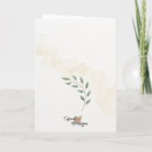 He is Risen Easter Card Feestdagen Kaart (Achterkant)