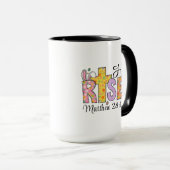 He Is Risen Easter Christian Coffee Mug Mok (Voorkant rechts)