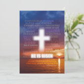 He is Risen - Easter Feestdagenkaart (Staand voorkant)