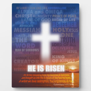 He is Risen - Easter Fotoplaat