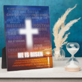 He is Risen - Easter  Fotoplaat (Zijkant)