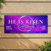 He Is Risen Easter Sunday Church Spandoek