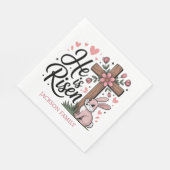 He is Risen! Easter Sunday Paper Servet (Hoek)