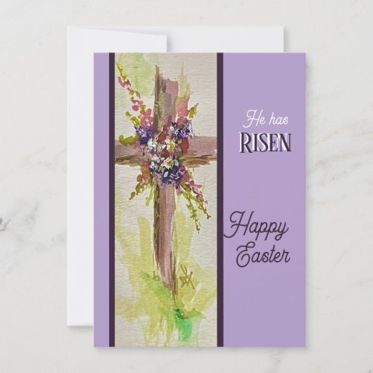 He is Risen Flat Note Card Notitiekaartje (Voorkant)