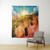 He is Risen - Garden Tomb Jerusalem Wandkleed (In situ)