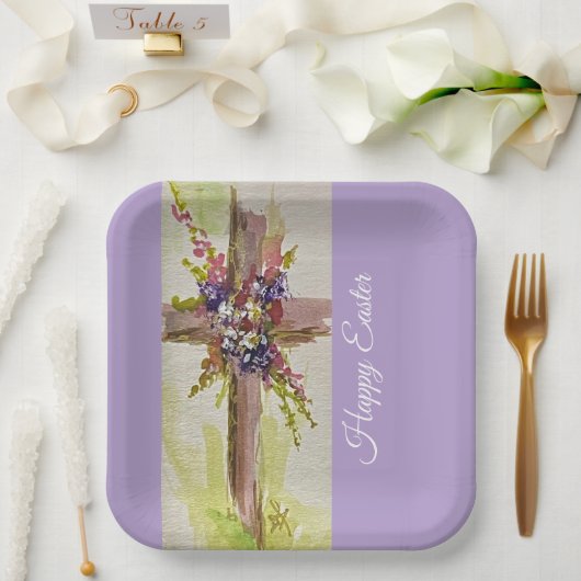 He is Risen  Papieren Bordje (Huwelijk)