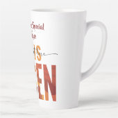 He Is Risen Personalised Text Latte Mug Mok (Rechts)
