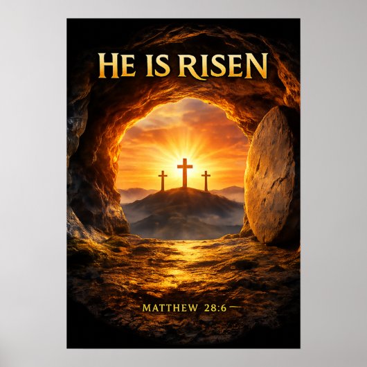 He is Risen Poster (Voorkant)