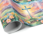 He is Risen, Watercolor Art Cadeaupapier (Rol Hoek)