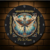 He Is Risen Winged Cross Grote Klok