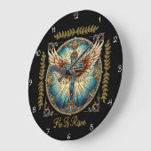 He Is Risen Winged Cross  Grote Klok (Hoek)