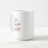 He Is the Reason for the Season Mug Both sides Koffiemok (Voorkant links)