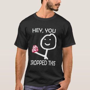 Hé, je hebt deze grappige Stickman met hersenen St T-shirt