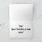 Hé! Je oude Valentijn is nu van mij! Aankondiging (Binnen)