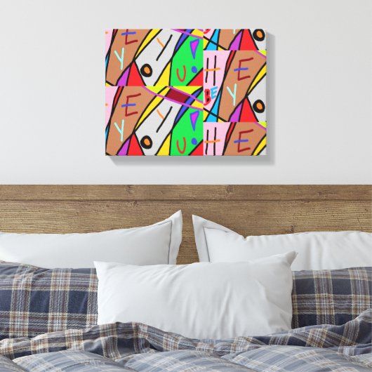 HÉ, JIJ! CANVAS AFDRUK (Insitu (Slaapkamer))