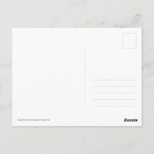 Hé, jij. Friendly Red Yellow Oranje Green Briefkaart (Achterkant)