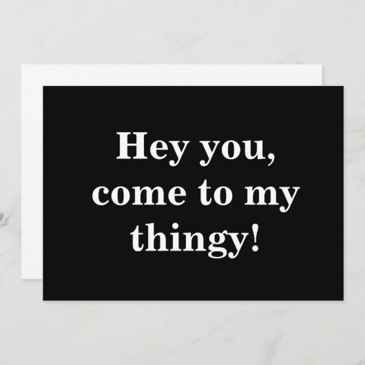 Hé, jij kaart (Voorkant / Achterkant)