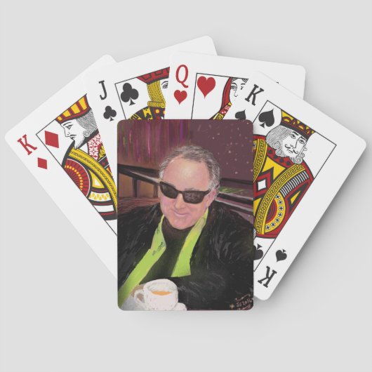 Hé Joe, breng me de pokerkaarten, alsjeblieft. Pokerkaarten (Achterkant)