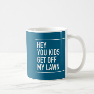 Hé Jullie Kinderen Gaat Van Mijn Gazon Af - Grappi Koffiemok